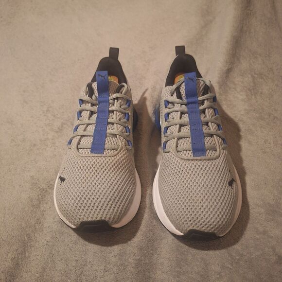 PUMA Men's 7.5 Cell Rapid Running Shoes Cool Mint Gray Training Mesh Clean - Picture 2 of 8